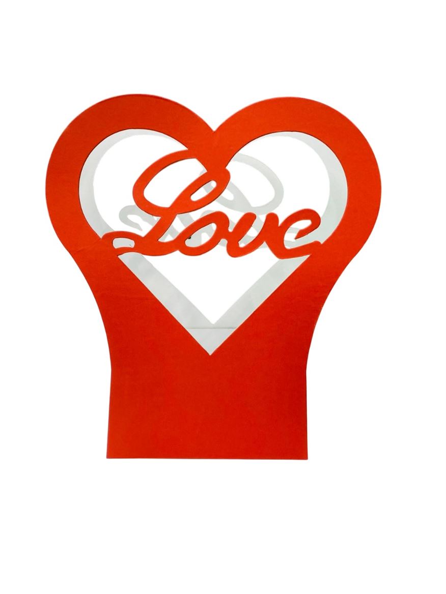 Sv. Buste. Borsetta Love Red