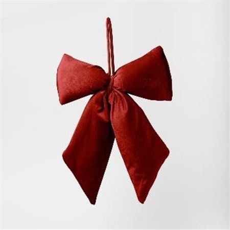 .xmas. Fiocco Velluto Bordeaux 35x60cm