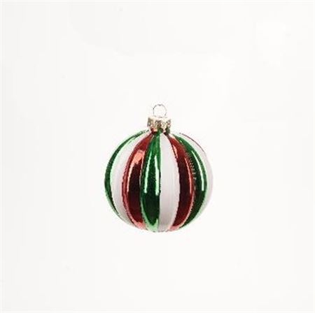 .xmas. Box Sfera Vetro Circus 15cm