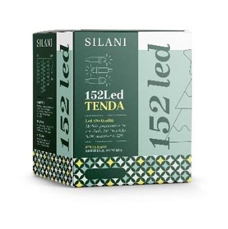 .xmas. Led Tenda 152 Ice Flash Colleg. - Bianco