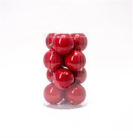 .xmas. Box 2 Sfere D.12cm - Rosso
