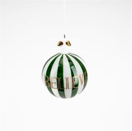 .xmas. Sfera 8cm Luxury Angelo - Verde