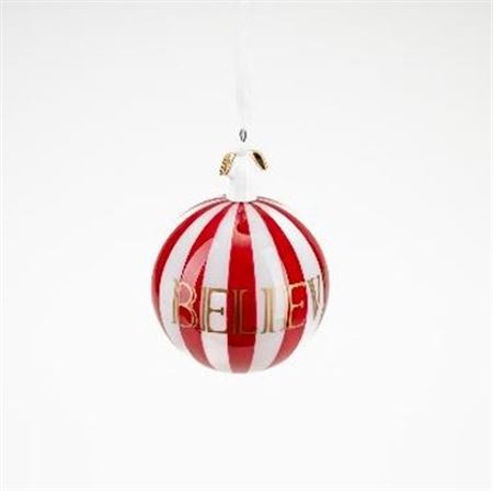 .xmas. Sfera 10cm Luxury Angelo - Rosso