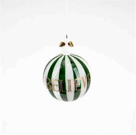 .xmas. Sfera 10cm Luxury Angelo - Verde