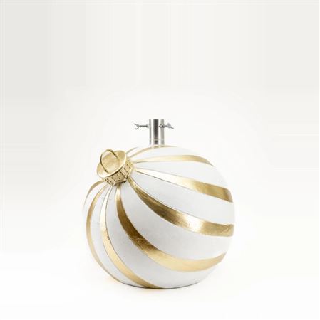 .xmas. Base Albero Sfera D.44cm Fasce Oro