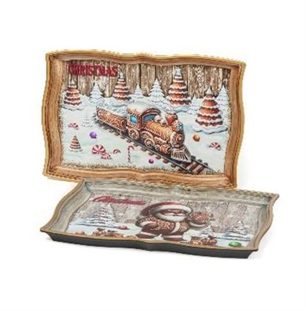 .xmas. Vassoio 35x24x3cm Candy Assortiti