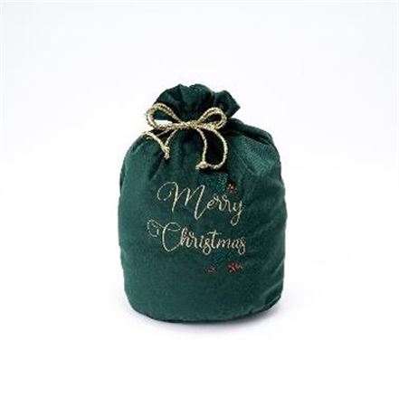 .xmas. Sacco Velluto 22x34cm - Verde