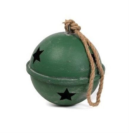 .xmas. Sfera Metal 27x27cm - Verde