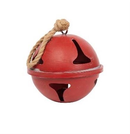 .xmas. Sfera Metal 23x23cm - Rosso