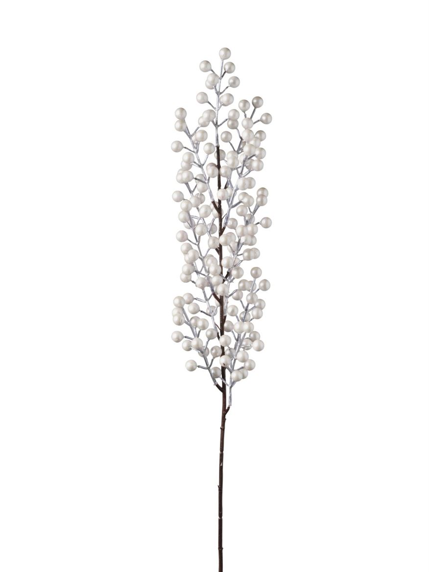 .xmas. Ramo Bacche X 12 Cm 80 - Pearl