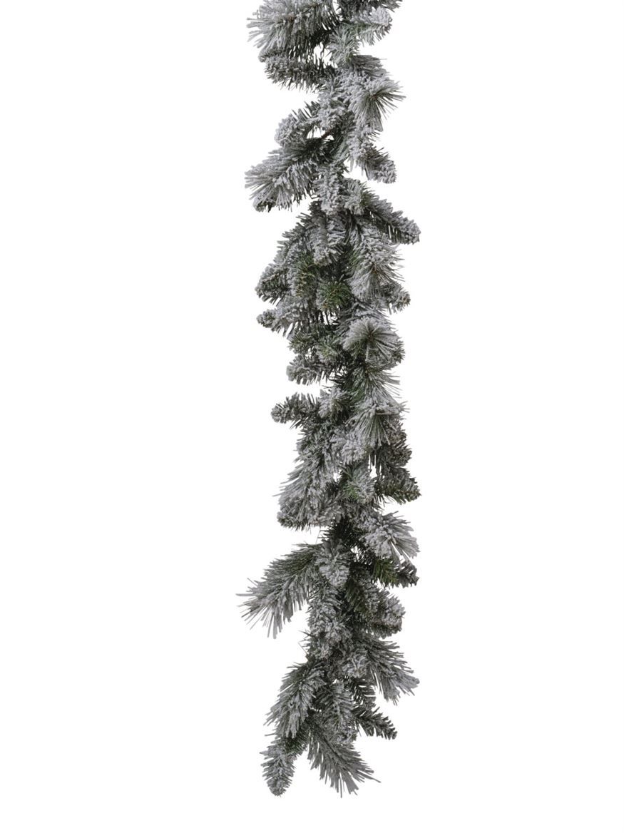 .xmas. Ghirlanda Abetone 270cm - Innevato