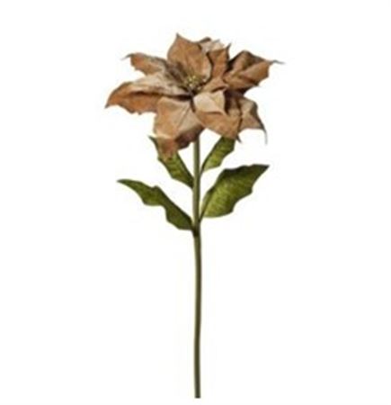 .xmas. Ramo St.natale Velluto 55x55x135cm - Tan