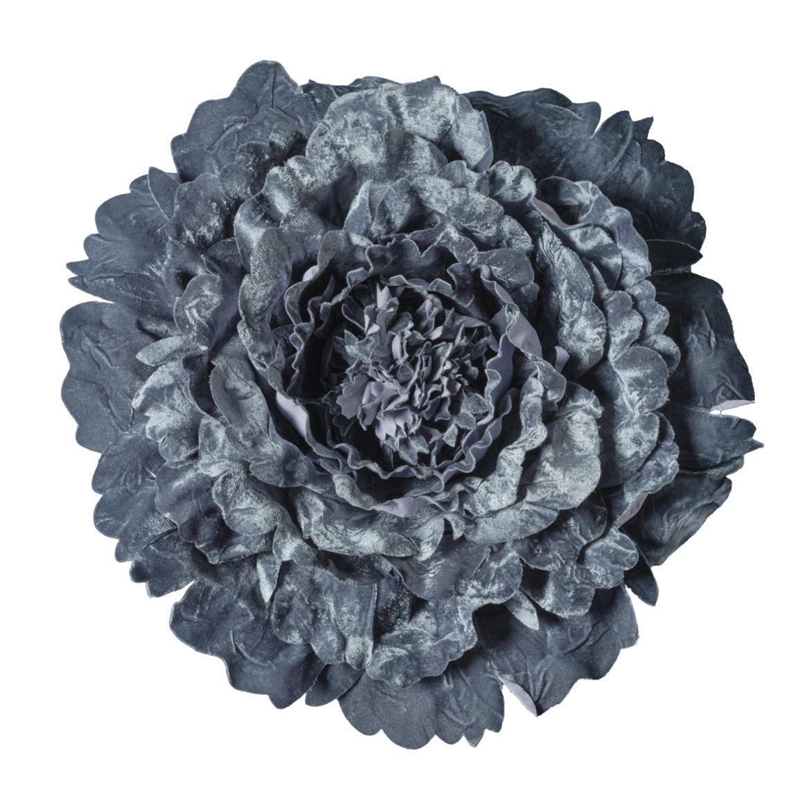 Art. Testa Peonia Velluto 58x58x18cm - Blue