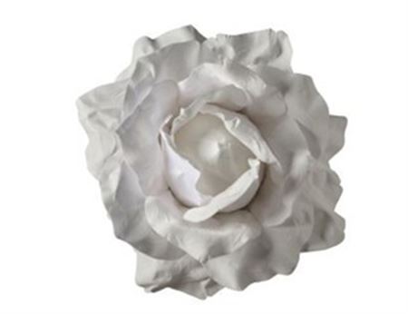 Art. Testa Rosa Velluto 75x75x36cm - White