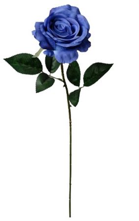 Art. Ramo Rosa Singola 66cm Blue
