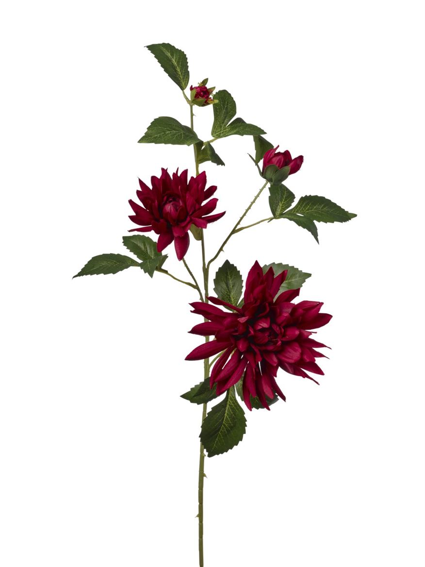 Art. Ramo Dalia X4 Cm80 Red