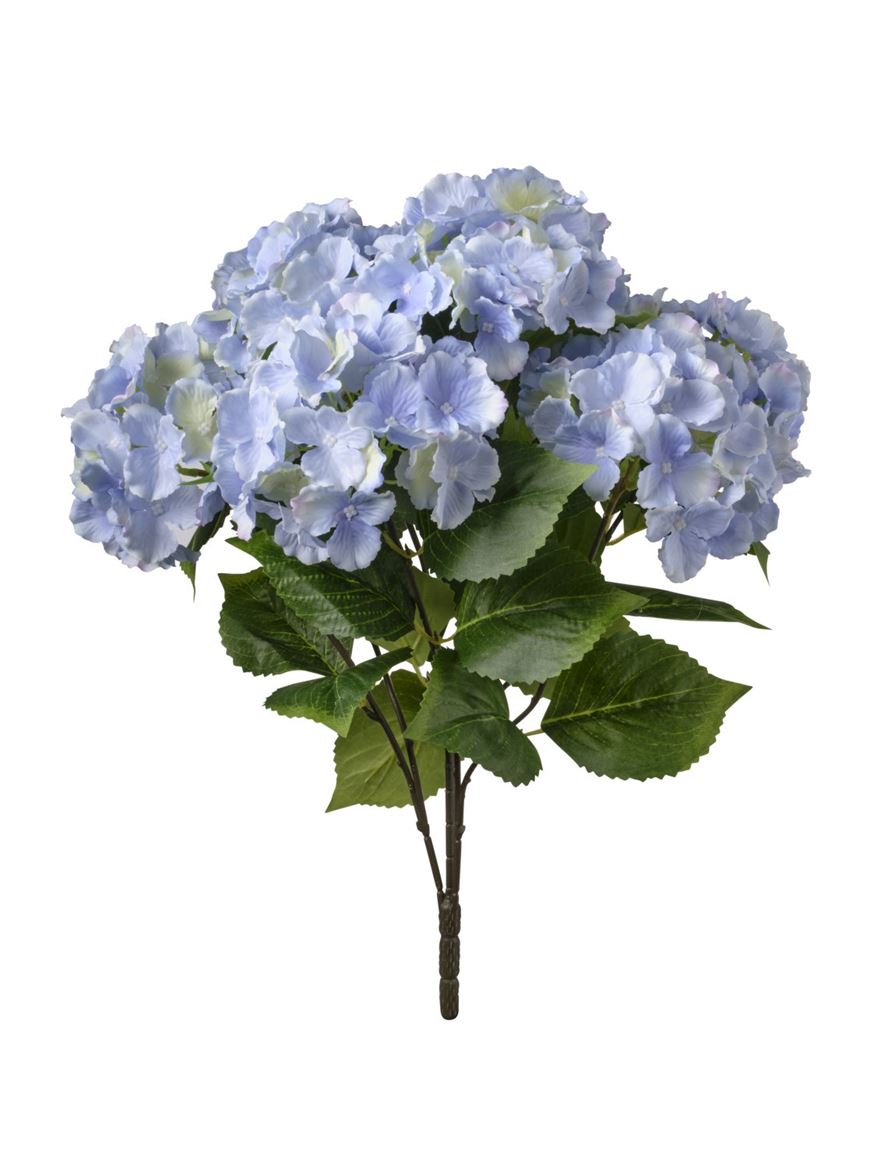 Art. Mazzo Ortensie Bush Cm50 Lt. Blue