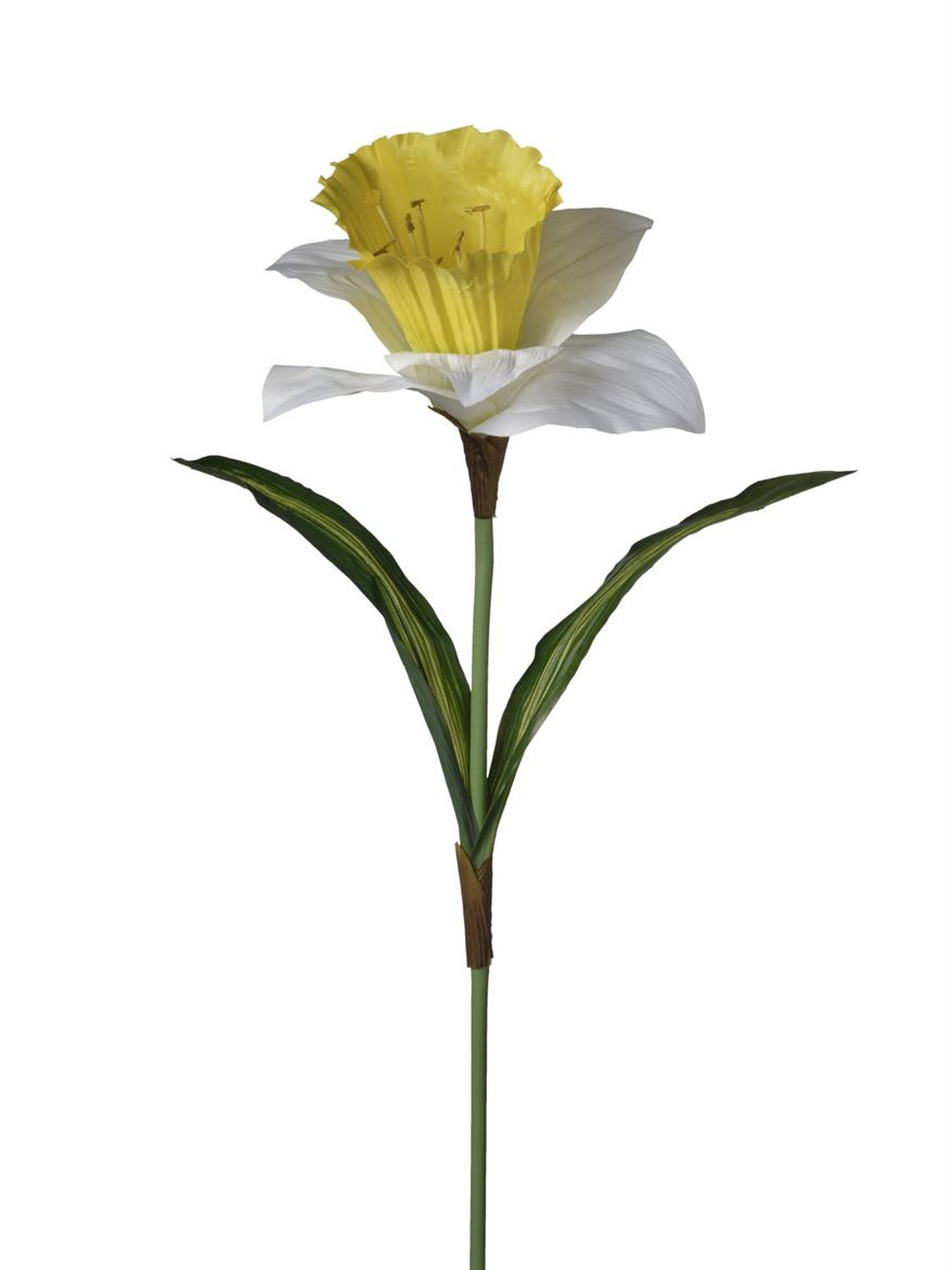 Art. Ramo Narciso Gigante H.110cm D.40cm- Yell.whi