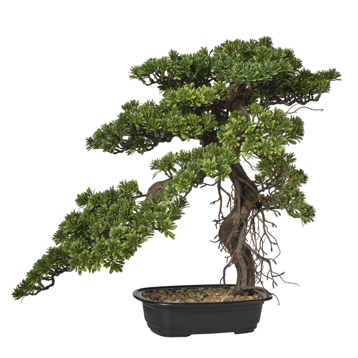 Art. Pianta Bonsai In Vaso 61cm - Green