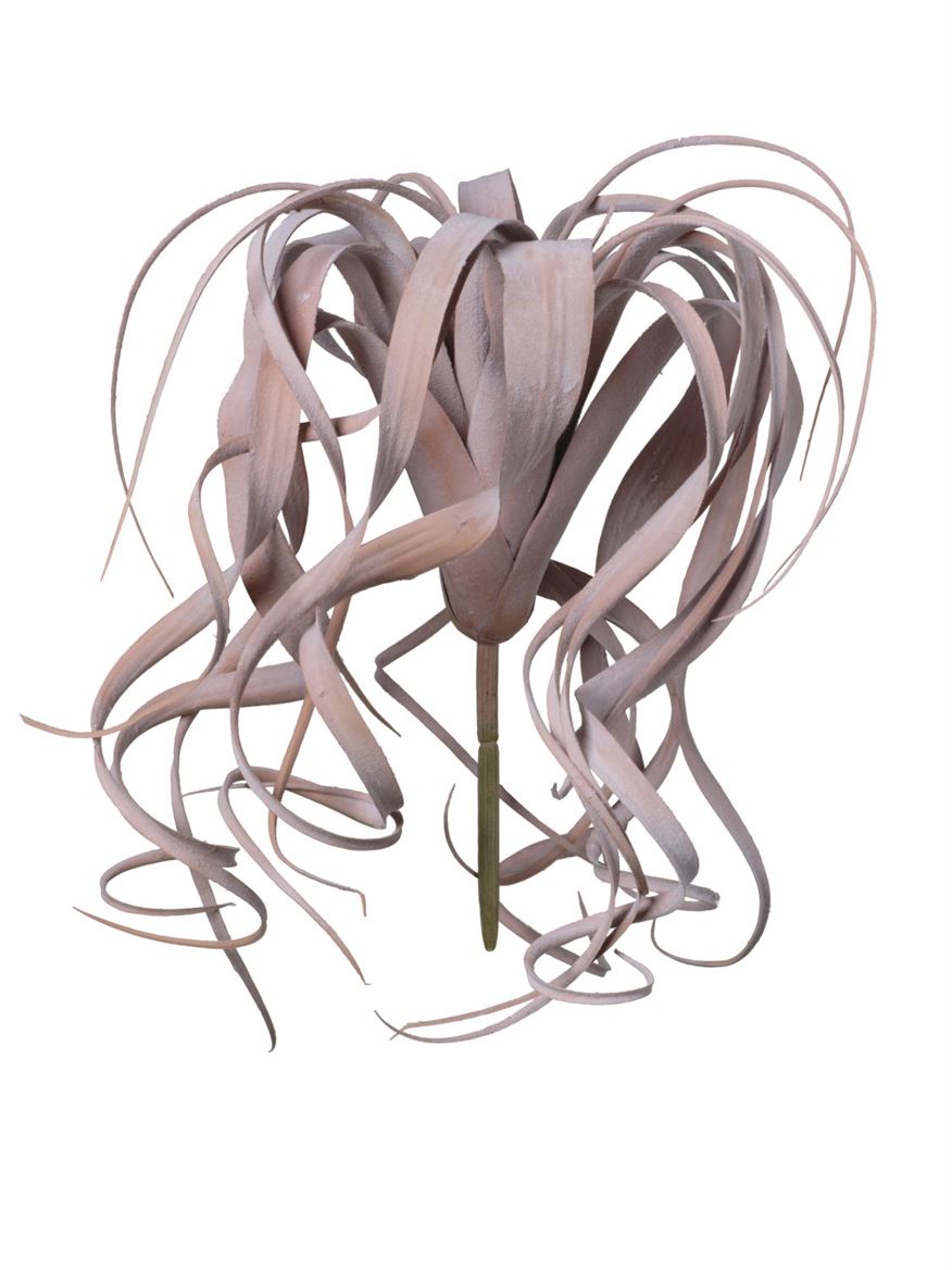 Art. Ramo Pianta Grassa Floccata Cm30 - Pink