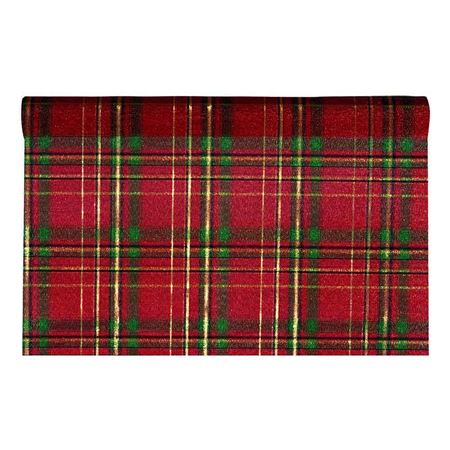 .xmas. Rotolo Bright Scotland Cm48x5mt Red
