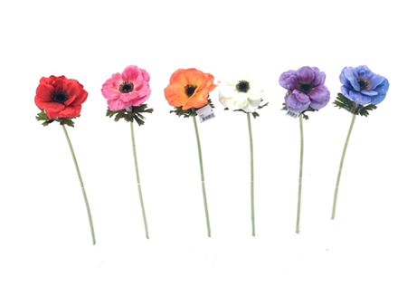 Art. Ramo Anemone Spray 54cm - Cream