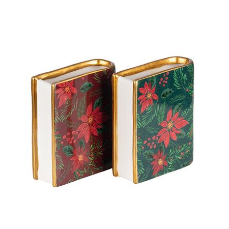 .xmas. Libro Decorativo 2 Mix Col. 15x6h18cm