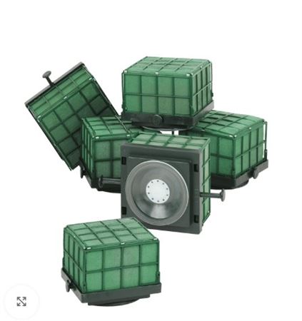 Flory. Spugne. Eden Autoventosa Cm12x12x10 - 6pz.