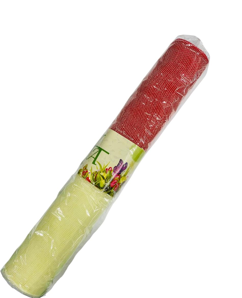 Rotolo Bob. Deconet Bicolor H53cm - Red - Cream