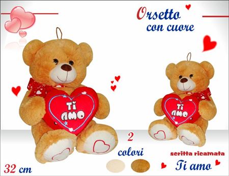 Sv. Orso Amore 2 Col. - 32cm