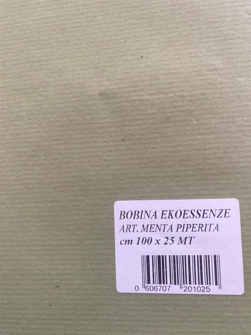 Rotolo Bob. Carta Profumata Cm100x25m - Menta Pip.