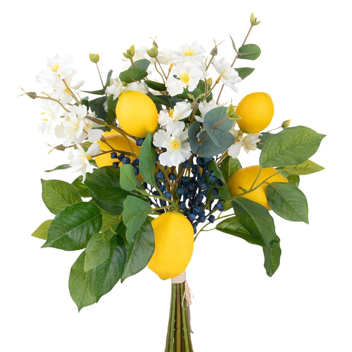Art. Mazzo Bouquet Limoni E Brumus H.45cm Green/ye