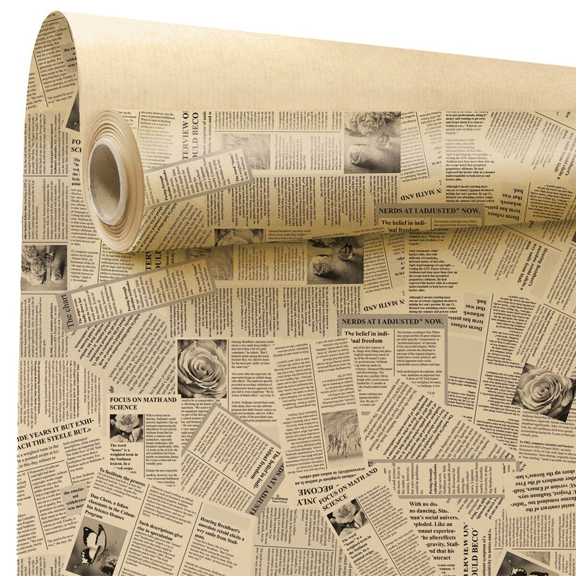 Rotolo Bob. 0.79x40m Natural Black - Pefc60 Ecru