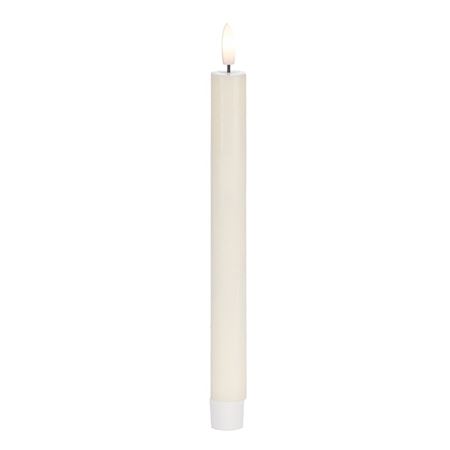 Candele Led. Conico D.2 H.25cm -6pz - Avorio