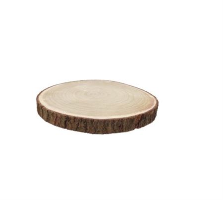 Deco. Disco Legno Corteccia D.24 H.2,5cm