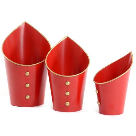 .xmas. Set3 Caspò Fazz.bottoni 13x12h20-18x18h28cm