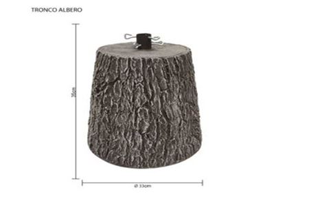 .xmas. Tronco Albero Marrone 35cm - Alberi 150-180