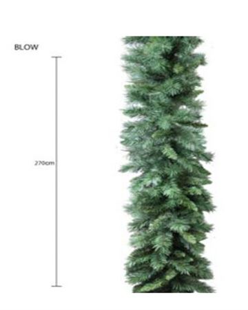 .xmas. Ghirlanda Blow Di 270cm In Pvc