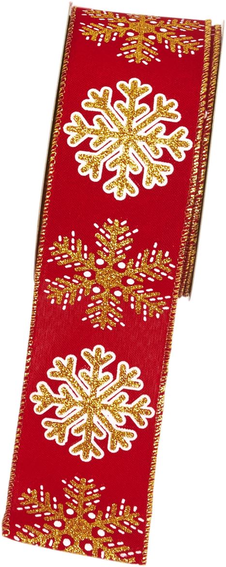 .xmas. Nastri Oslo Red Mm63 X 10m - Fantasia 1