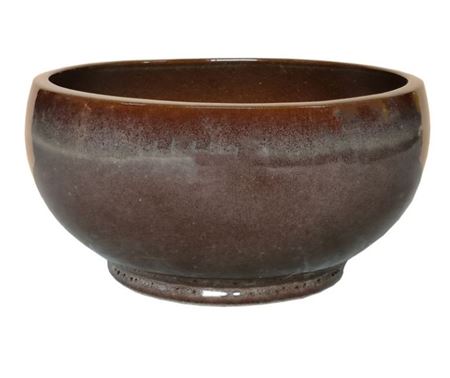 Vasi Ceramica. Noble Bowl Low D19 H9cm - Macchiato