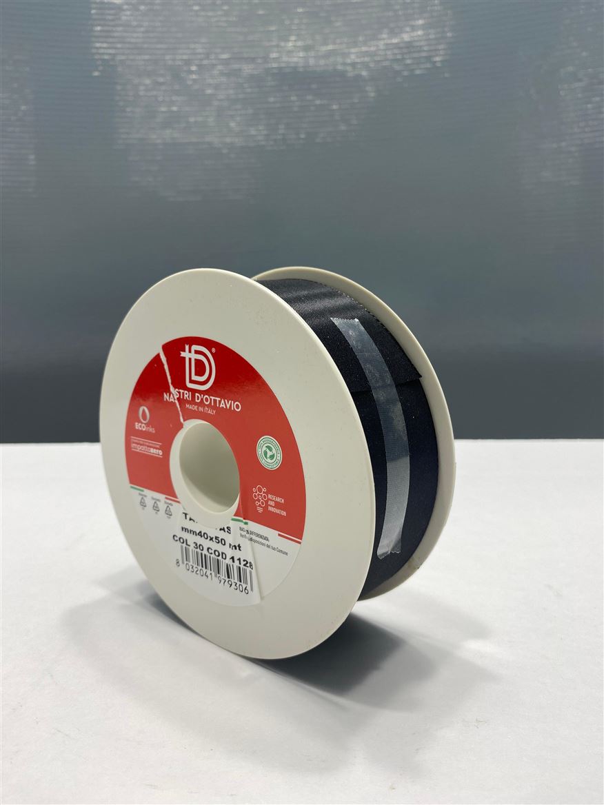 Nastri. Taffetas Mm40x50mt Nero (30)
