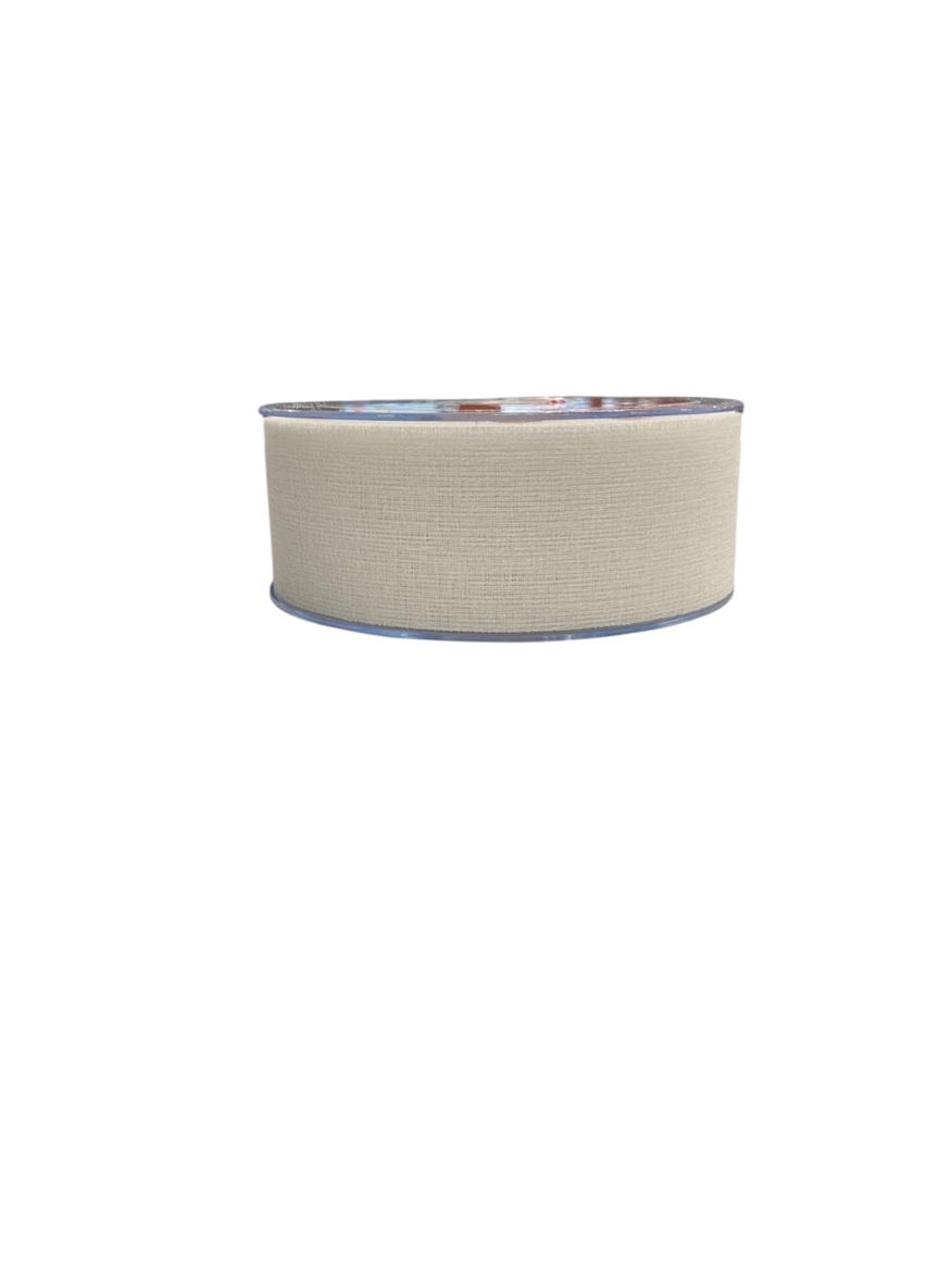 Nastri. Lino Mm40 X 25mt - Bianco (01)