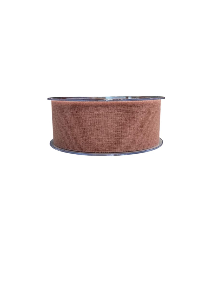 Nastri. Lino Mm40 X 25mt - Rosa Scuro (09)