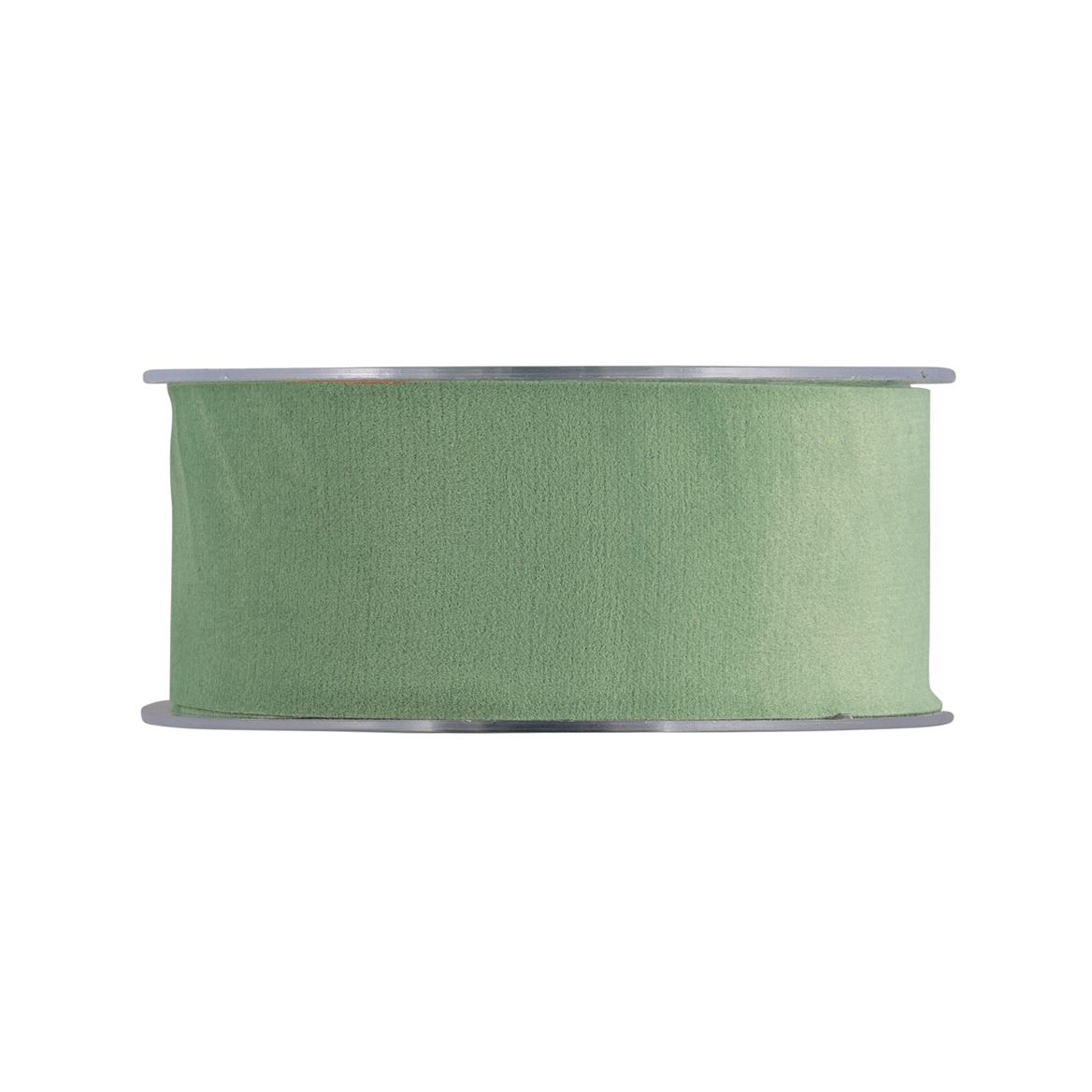 Nastri. Velluto 25x15mt - Verde Chiaro (19)