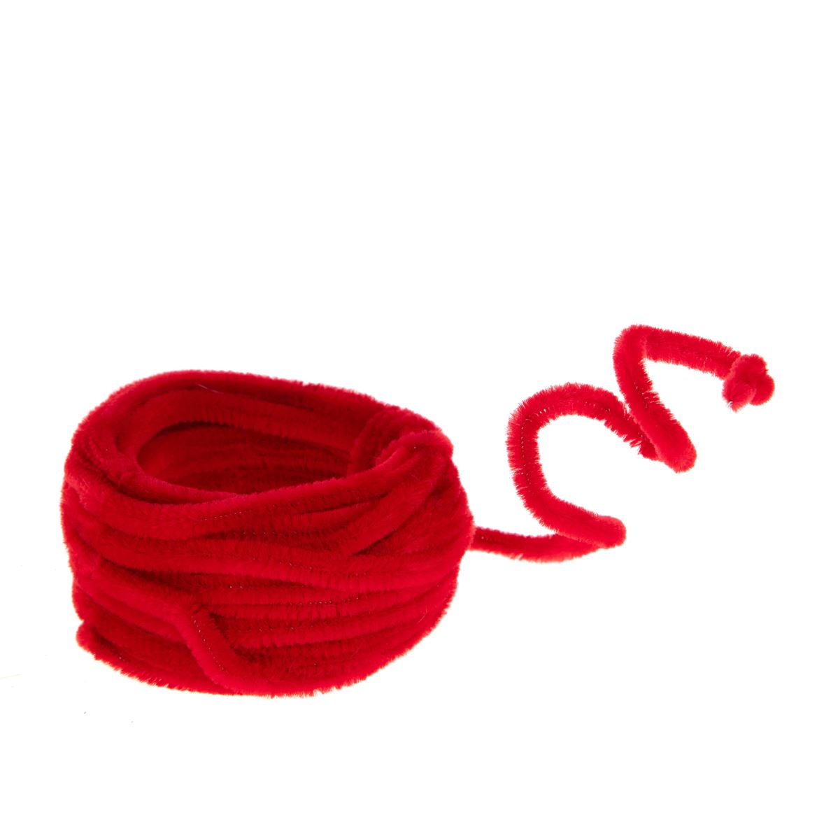 .xmas. Ciniglia 7mm Con Ferro 12mt - Red