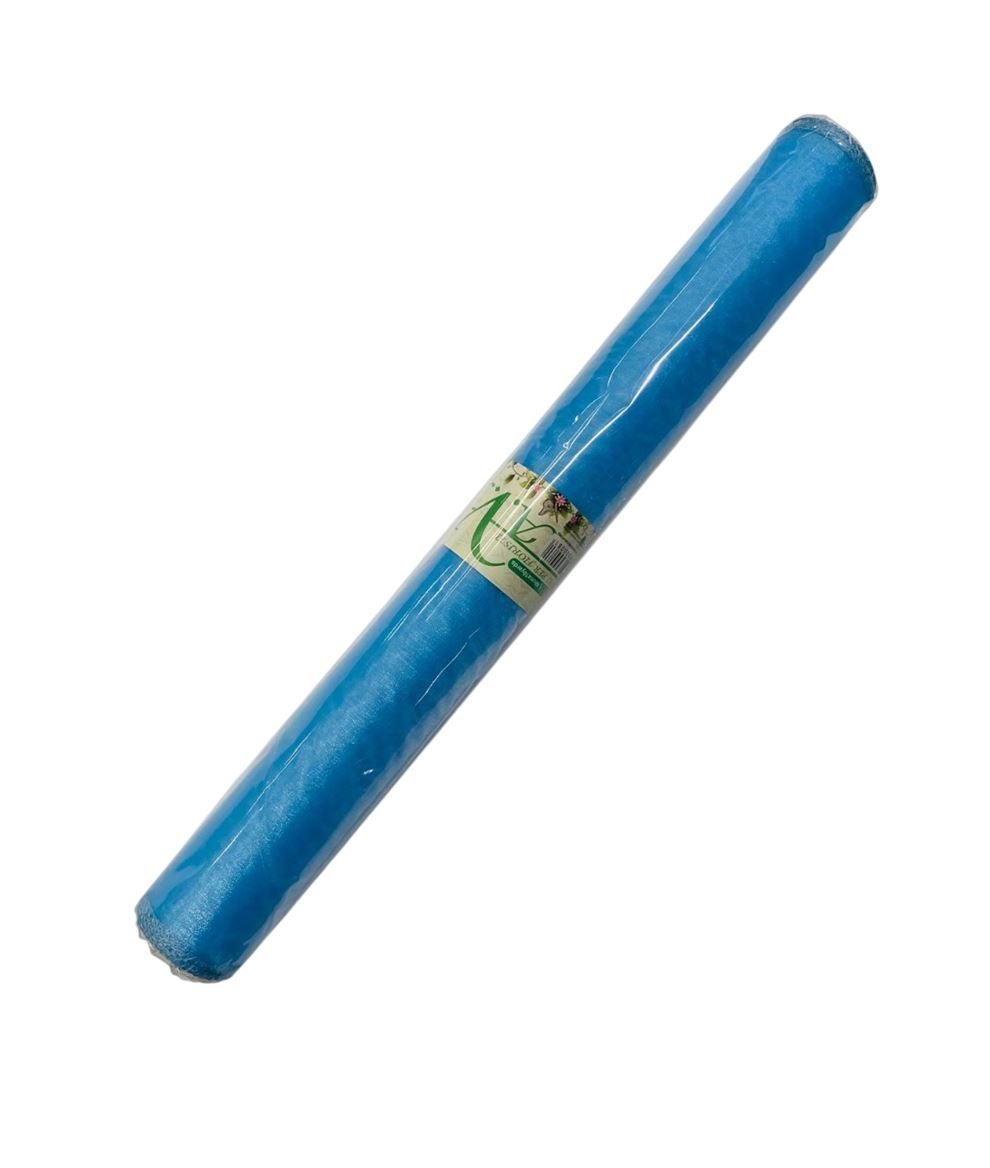 Rotolo Bob. Organza 48cm X 9mt - Celeste