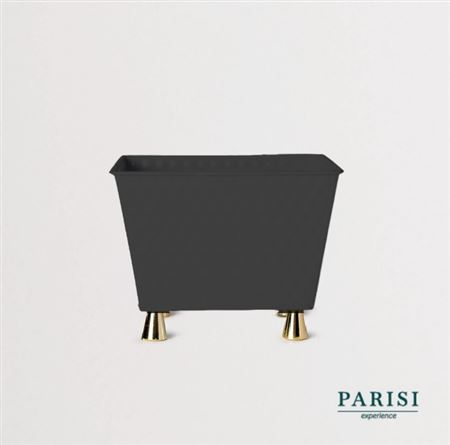 Wedd. Cestino Metallo Provenza 18x13x14cm - Nero