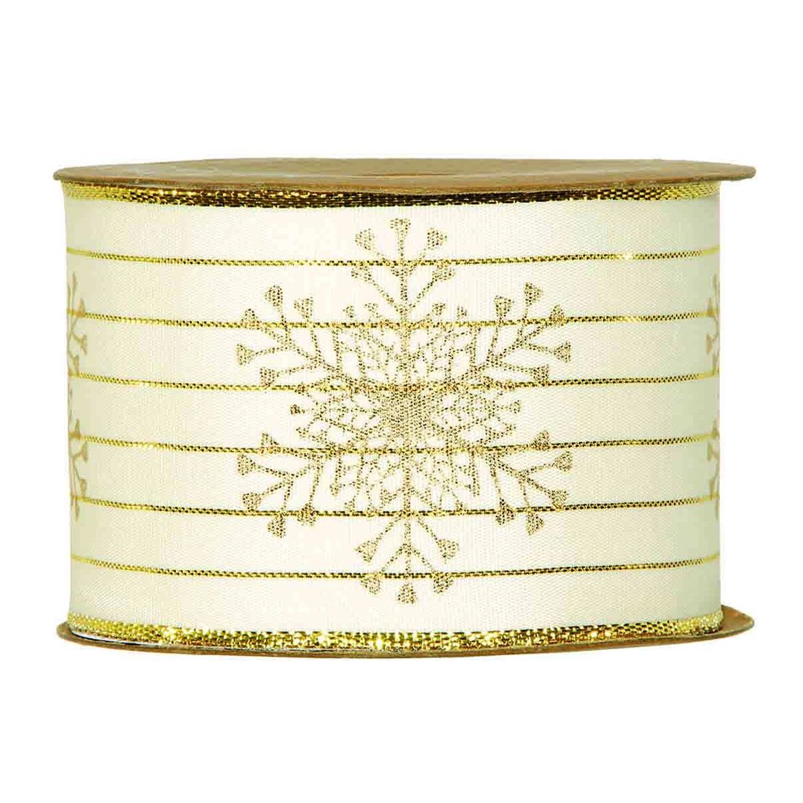 .xmas. Nastri Fiocco Di Neve Mm63x10mt