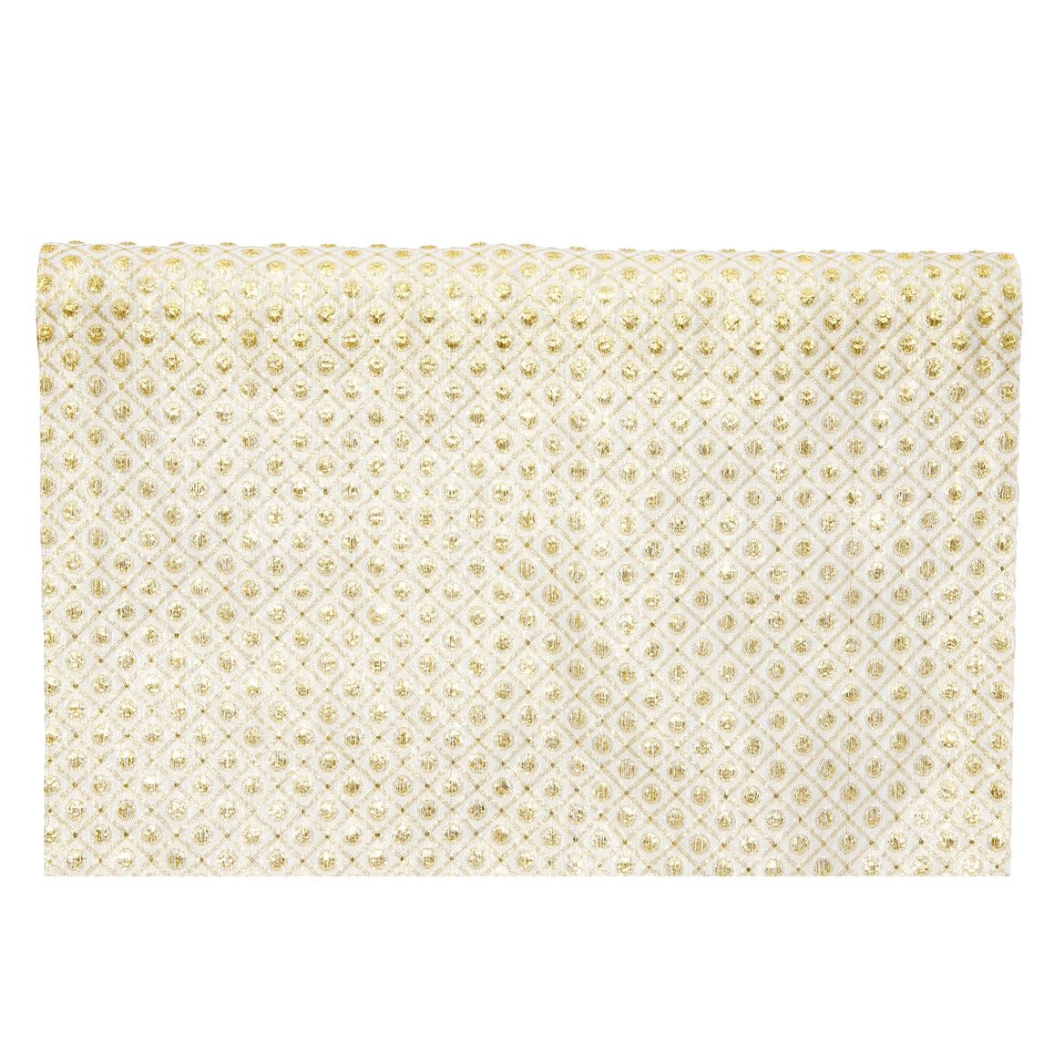 .xmas. Runner Alabaster Cm30x2,5mt Gold