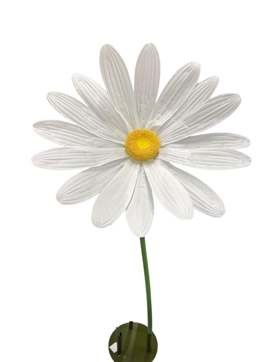 Art. Ramo Margherita Gigante D40 H125cm - Bianco
